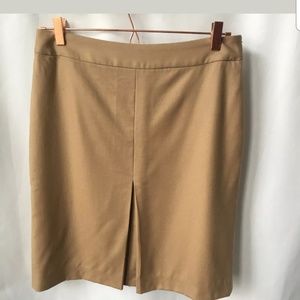 Brooks Brothers Camel 8 knee length skirt wool
